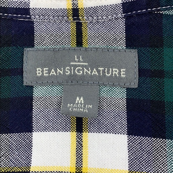 L.L. Bean Signature Flannel Shirt. Sz. M - Picture 4 of 4